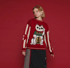 Maneki Neko, Lucky Cat Sweater