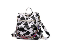 Cow Print PU Leather Handbags and Shoulder Bag