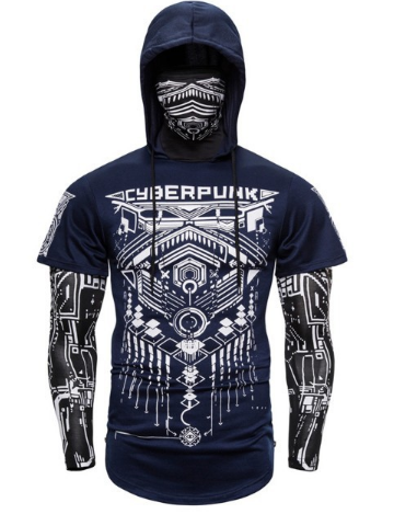 Cyberpunk Ninja Sweatshirt Hooded