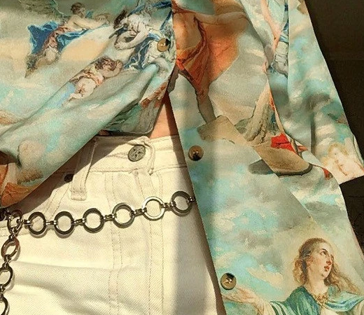 Vintage Divine Angel Oversize Shirt