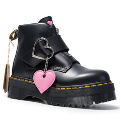 Heart PU Vegan Leather Boots