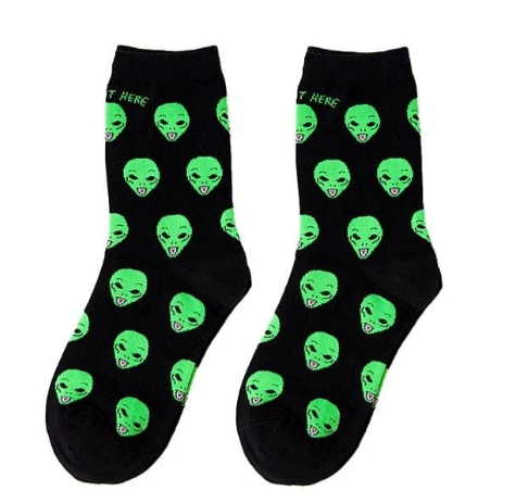 Alien Aesthetic Socks