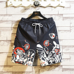 Mask Faces Beach Shorts