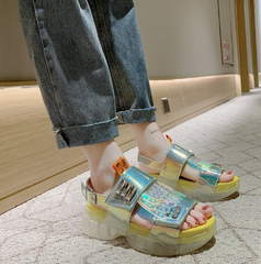 Holographic Laser Sandals