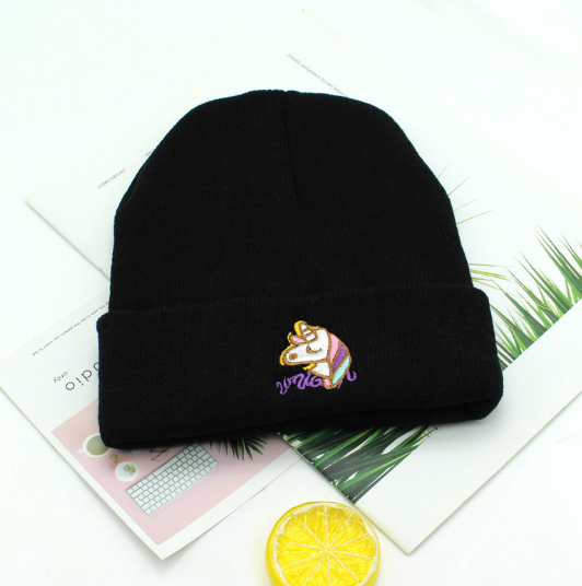 Unicorn Embroidered Kawaii Hat