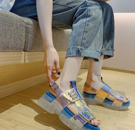 Holographic Laser Sandals