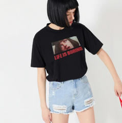 Life Is Boring Pulp Fiction T-Shirt