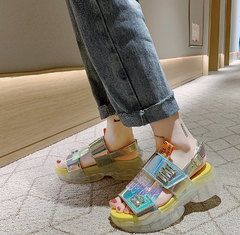 Holographic Laser Sandals