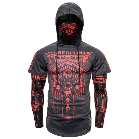 Cyberpunk Ninja Sweatshirt Hooded