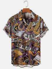 Musical Instruments Hawaiian Style Shirt