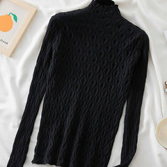 Cashmere Turtleneck Slim Knitted Sweater