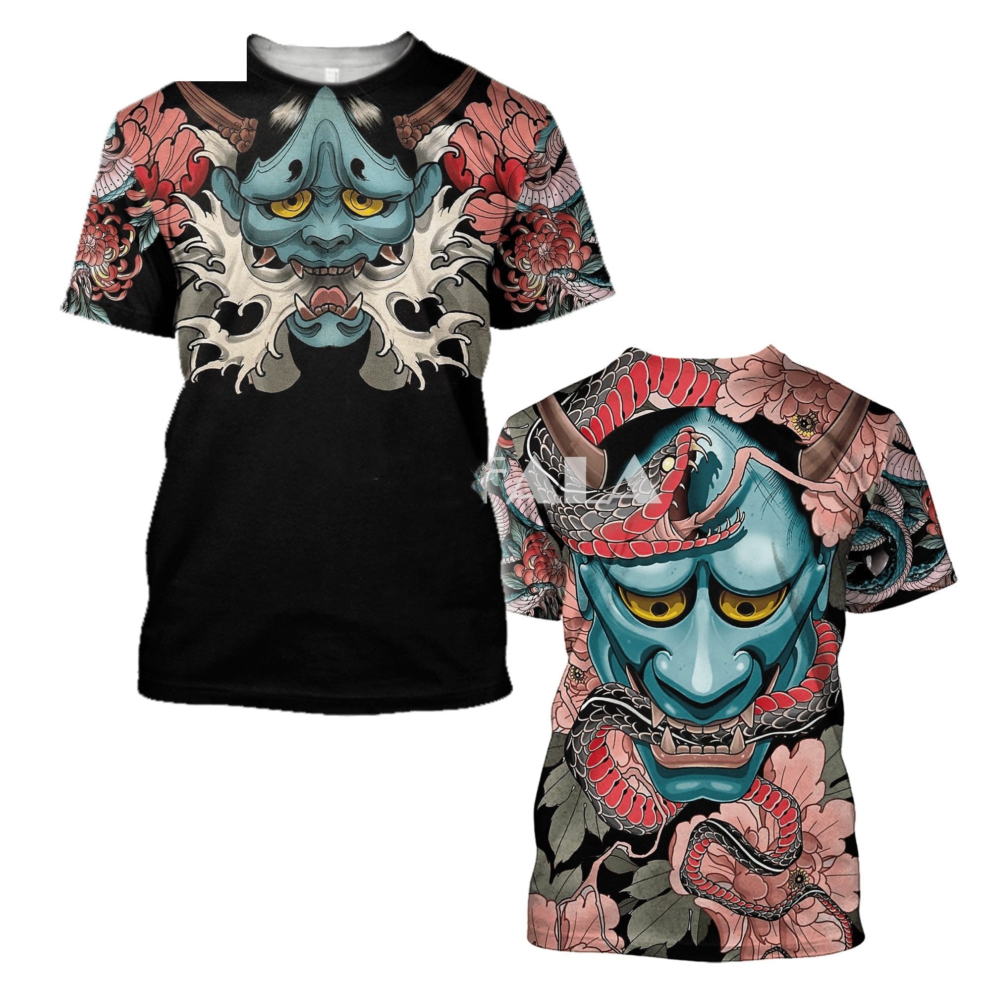 Samurai Tattoo Art Mask Shirt