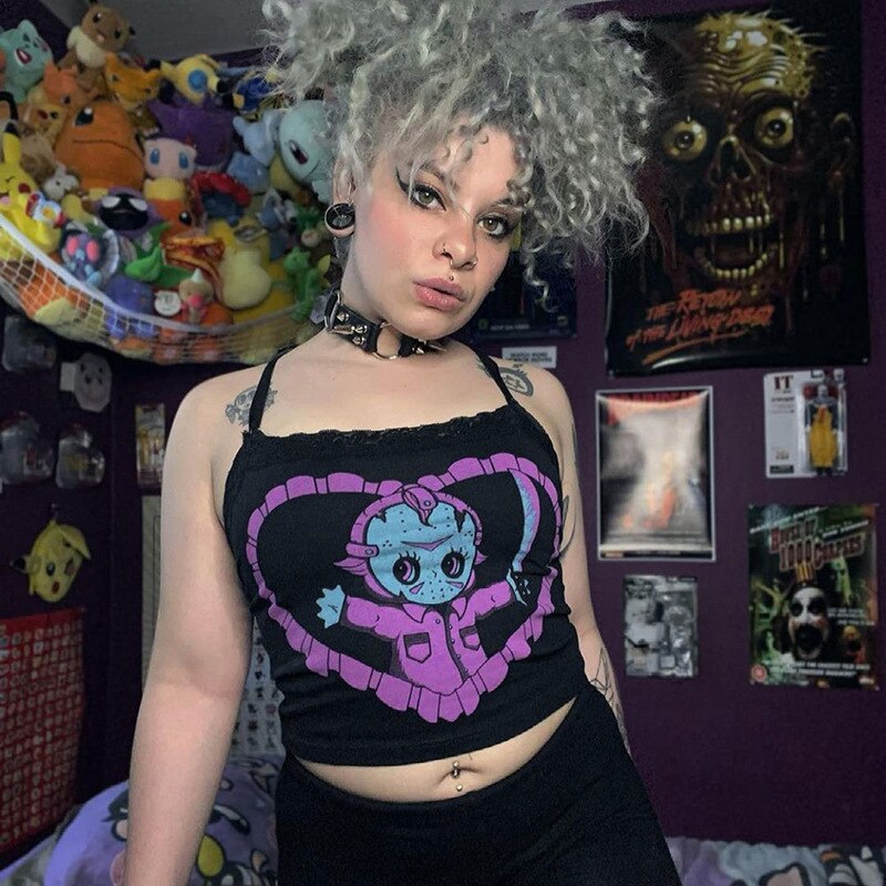 Grunge Aesthetic Crop Top