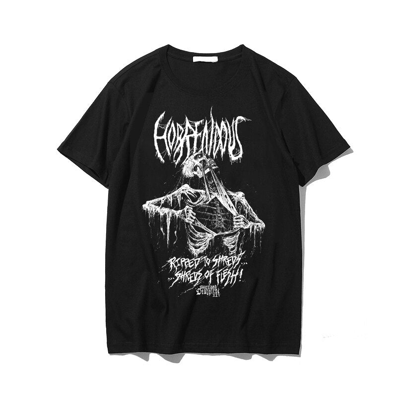 Ripped To Shreds Gothic Printed T-shirt