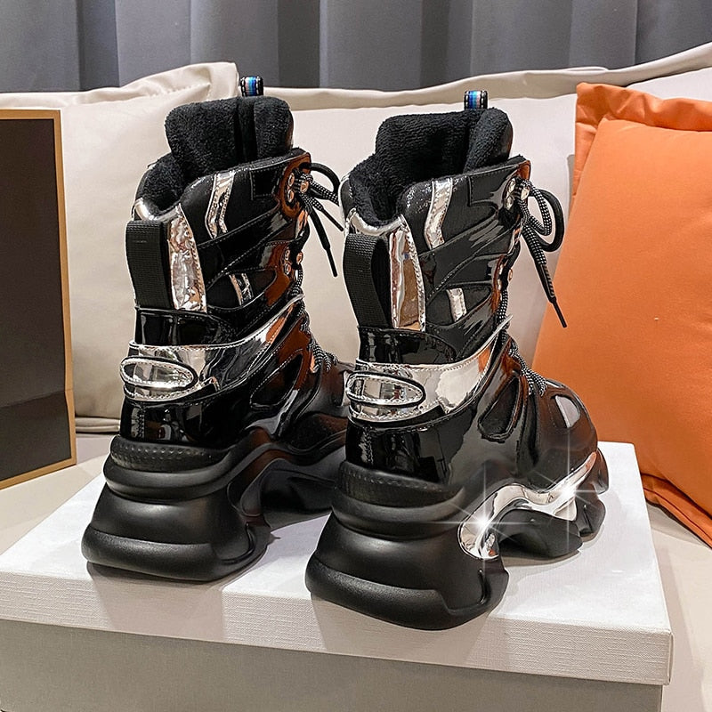 Chrome Colors Soft Platform Boots