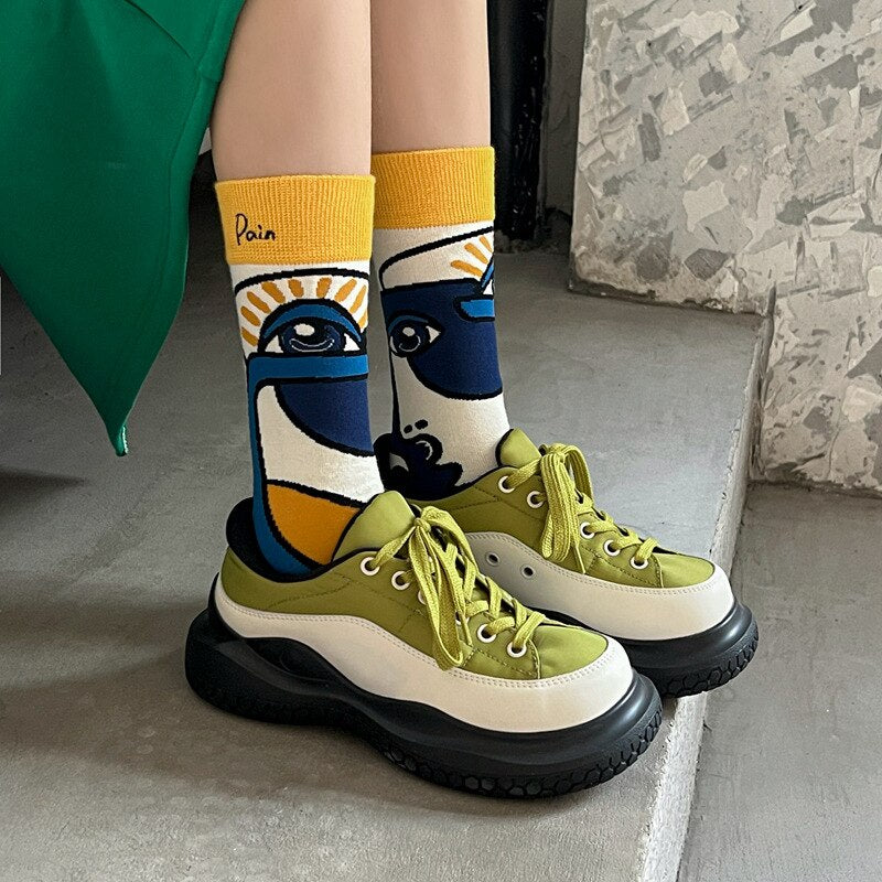 Personality tide socks