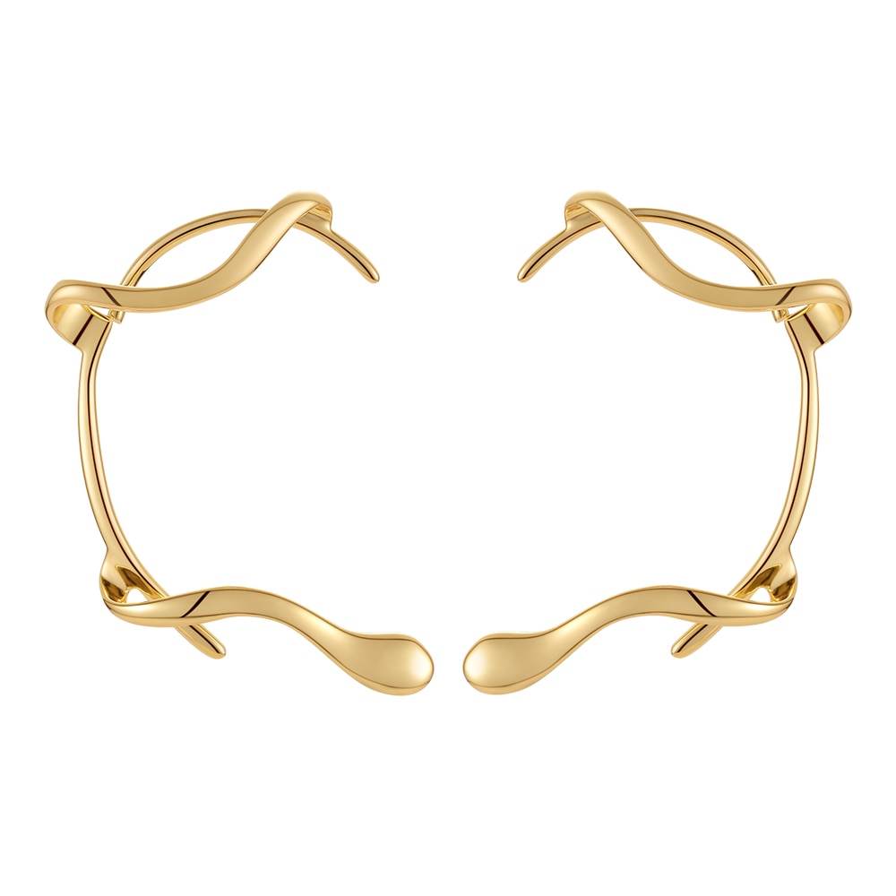 Non-Piercing Branches Ear Gold Color