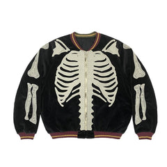 Skeleton bomber jacket