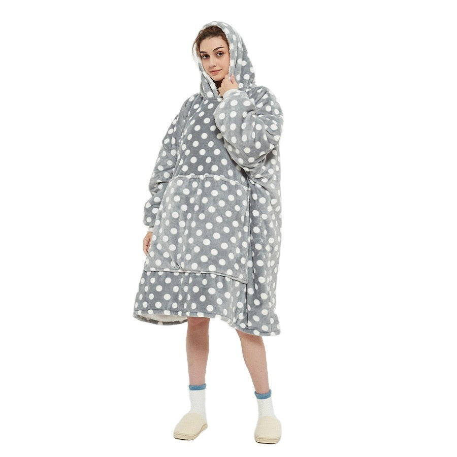 Cartoon Loose Hooded Nightdress