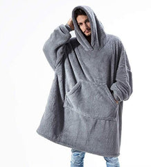 warm oversized winter hoodie