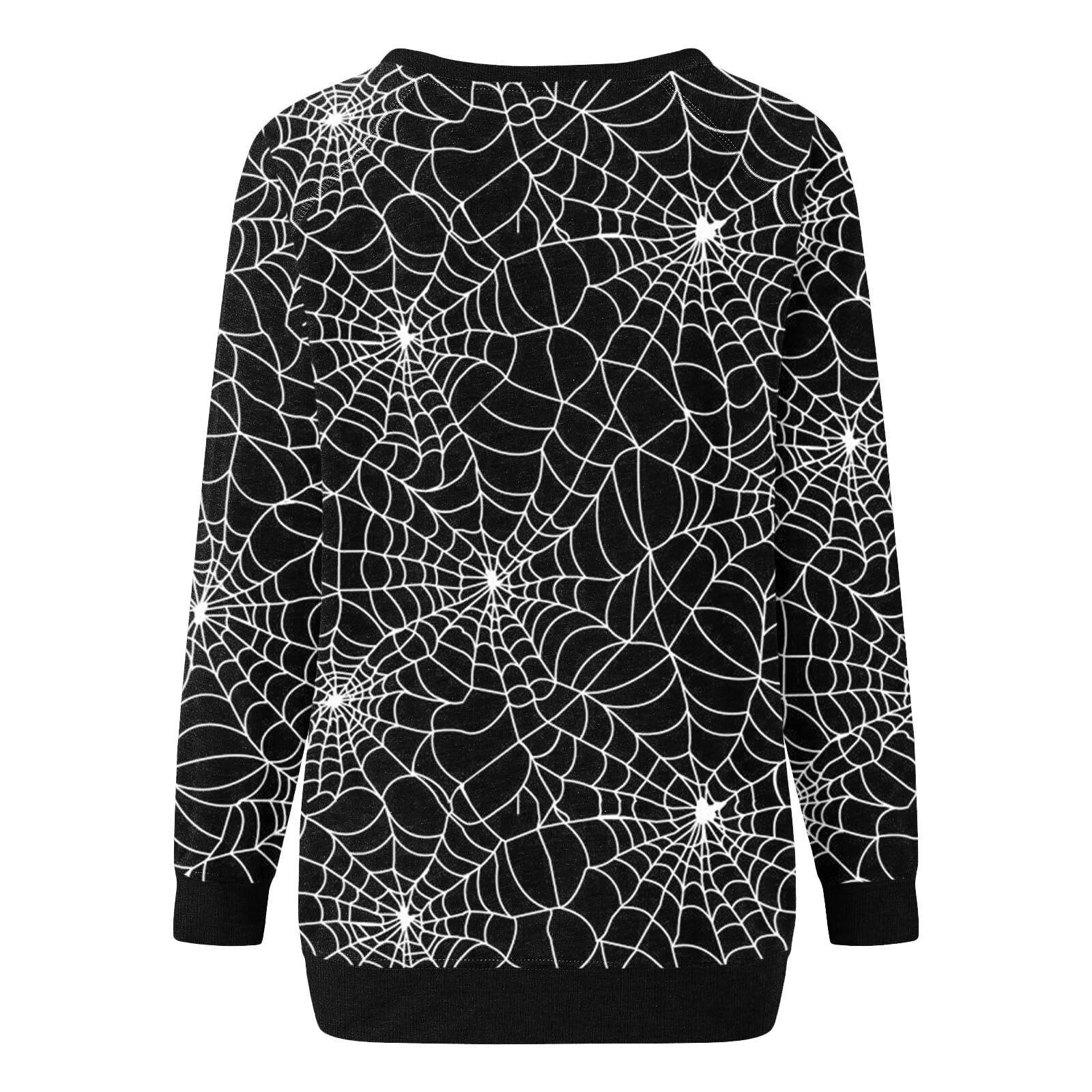 Halloween Print Long Sleeve Sweatshirt