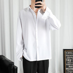 Classic  Solid  Long Sleeved Shirt