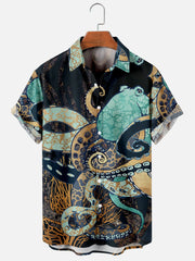 Octopus Tentacles Hawaiian Style Shirt