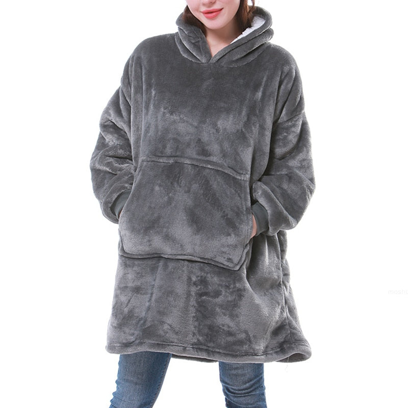 Oversize Warm Blanket Hoodie