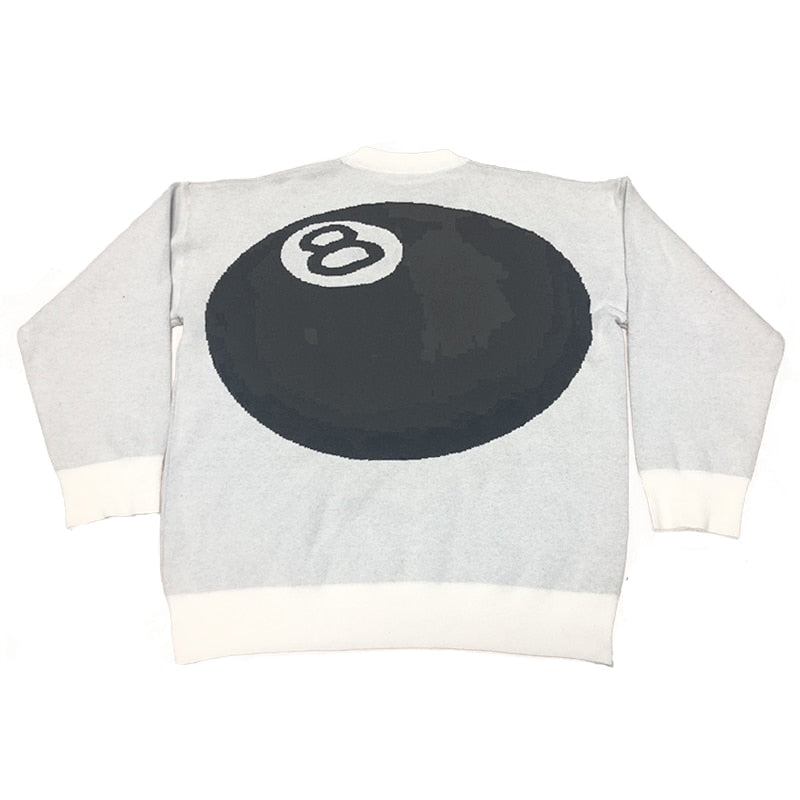 Billiards 8 Ball Knitted Sweater