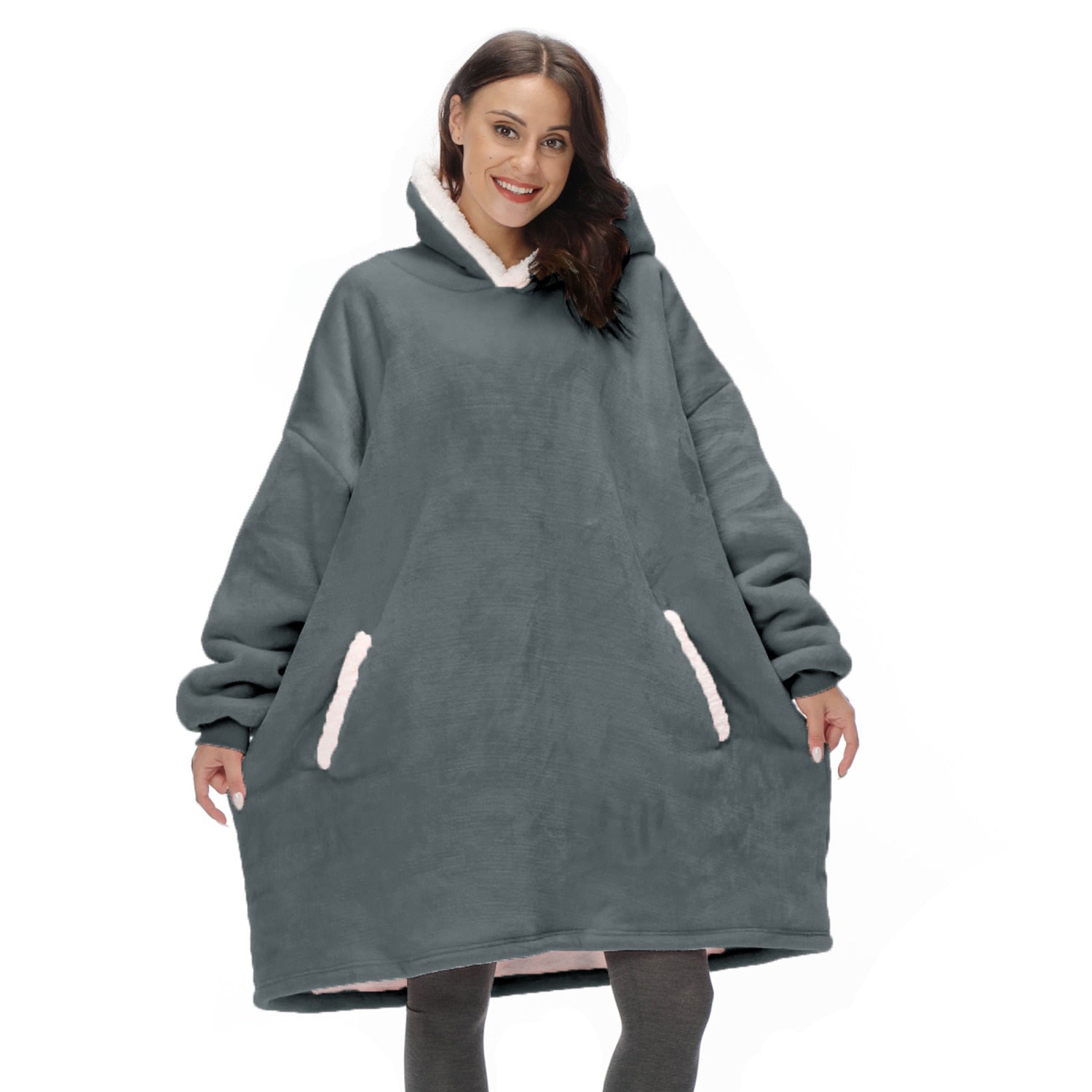 Oversize Warm Blanket Hoodie