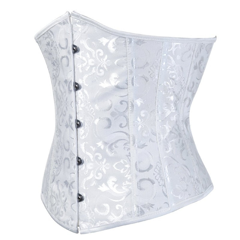 Under bust Floral Gothic Corset