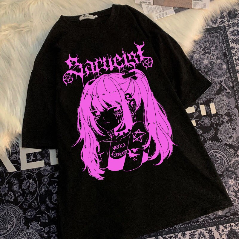 Vencx Forever Anime Aesthetic T-shirt