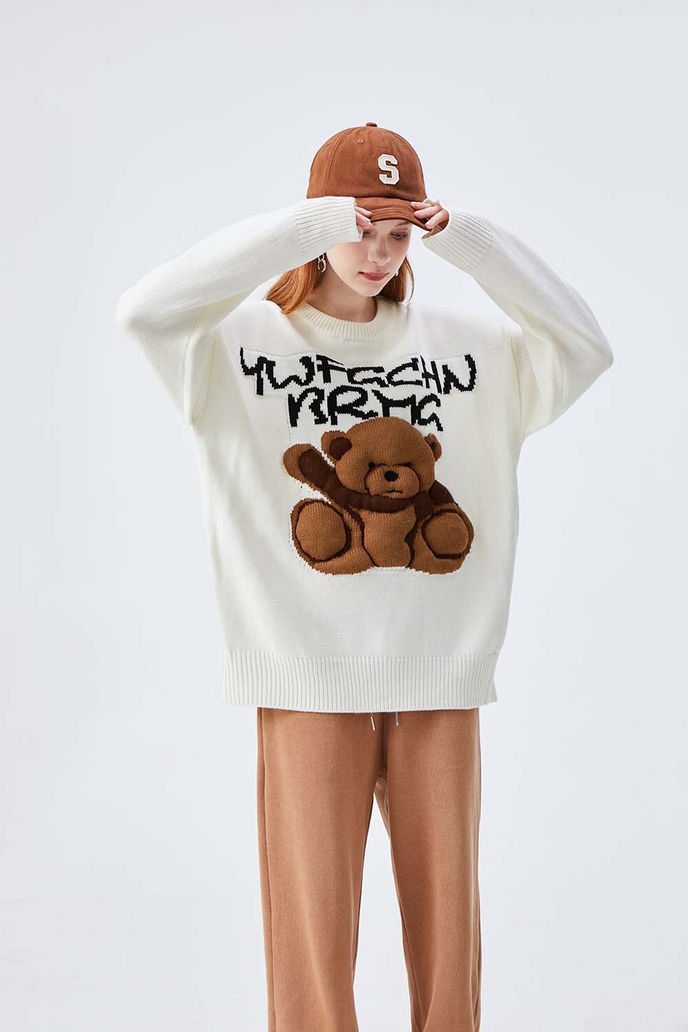 Teddy Bear Long Sleeve Sweater