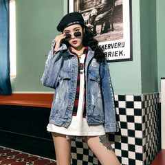 Smokeweed Loose Oversized Denim Jacket