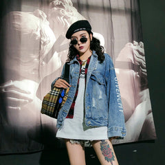 Smokeweed Loose Oversized Denim Jacket