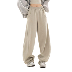 Solid Color Loose Wide Leg Sweatpants