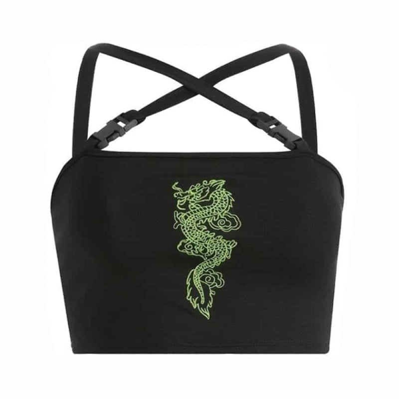 Aesthetic Dragon  Crop Top