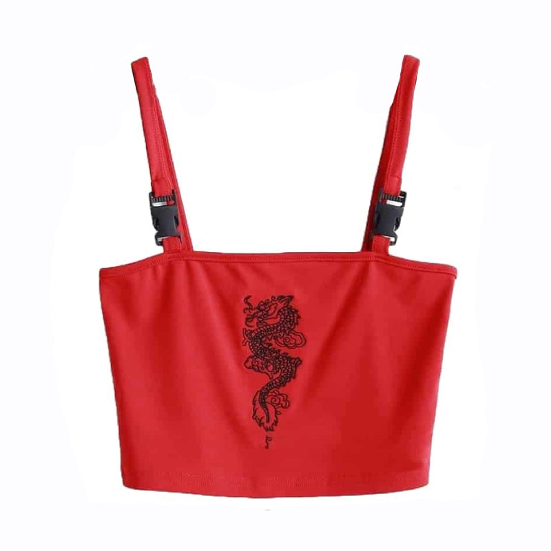 Aesthetic Dragon  Crop Top