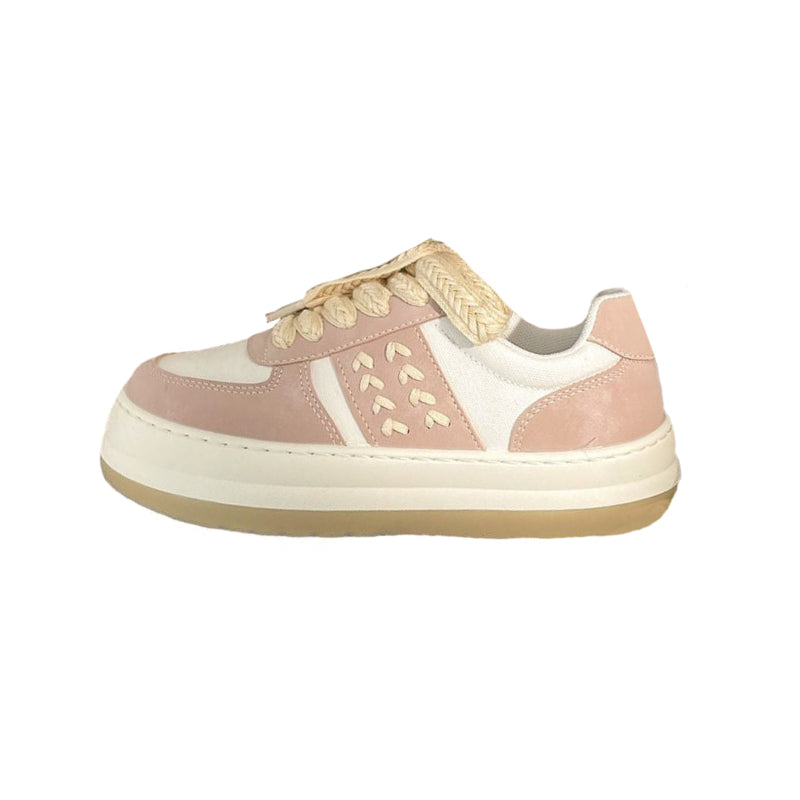 Aesthetic Platform Flat Sneakers