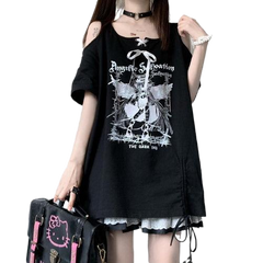 Japanese Anime Angel Print T-Shirt