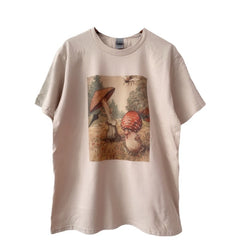 Mushrooms and Bees Vintage T-Shirt