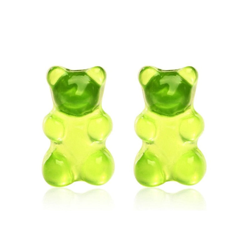 Cute Jelly Bear Stud Earrings