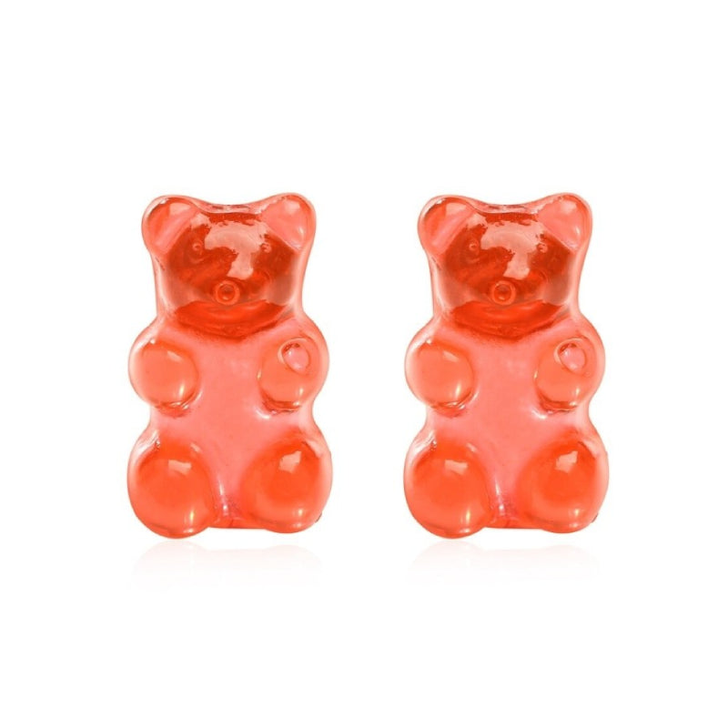 Cute Jelly Bear Stud Earrings