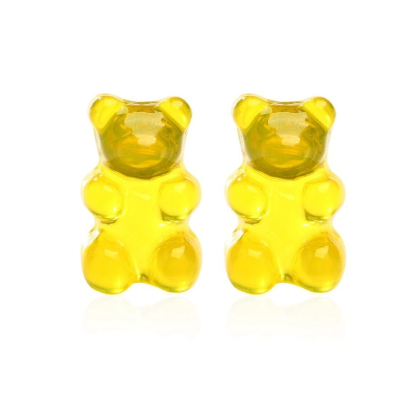 Cute Jelly Bear Stud Earrings