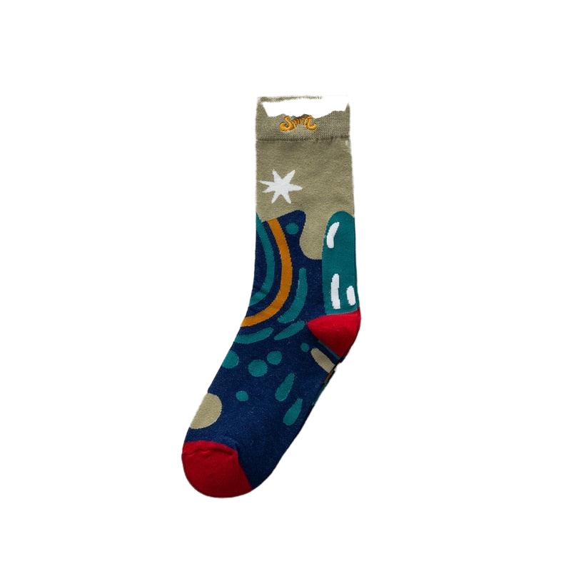 Personality tide socks