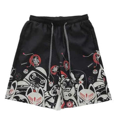 Daruma, Japanese Amulet Beach Shorts