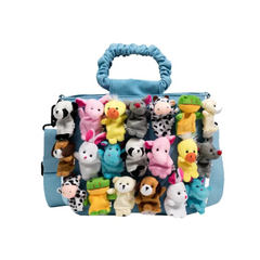 Denim Bucket Cartoon Toy Decoration Handbag