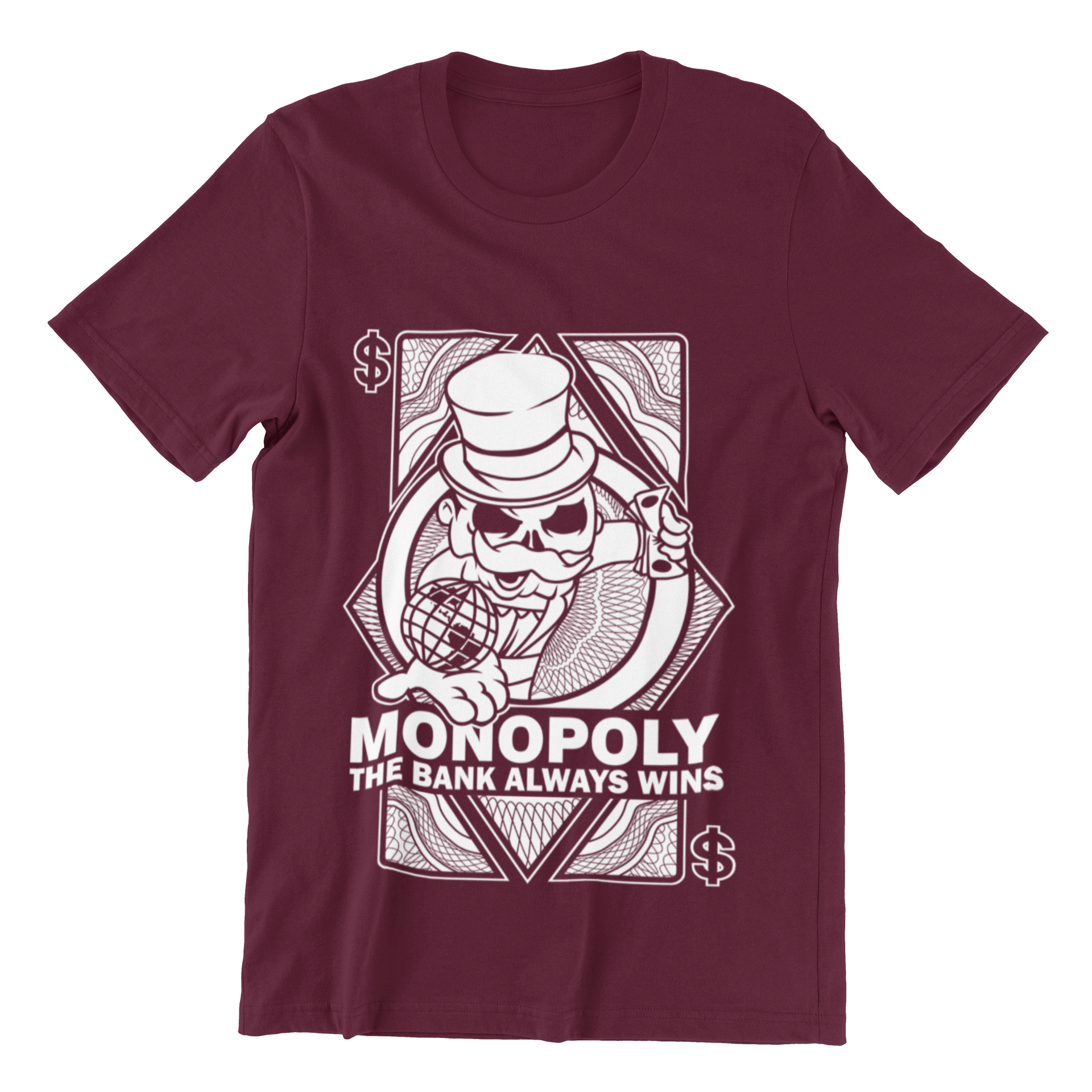 Monopoly The Bank Always Wins T-Shirt