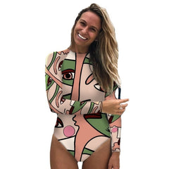 Geometric Artistic Swimsuit