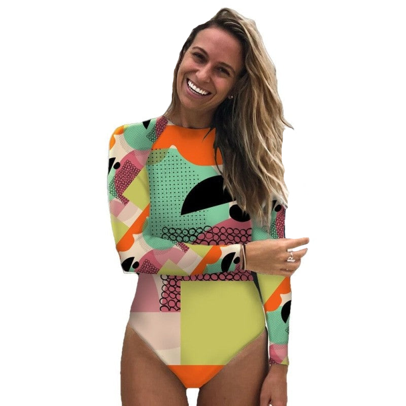 Geometric Artistic Swimsuit